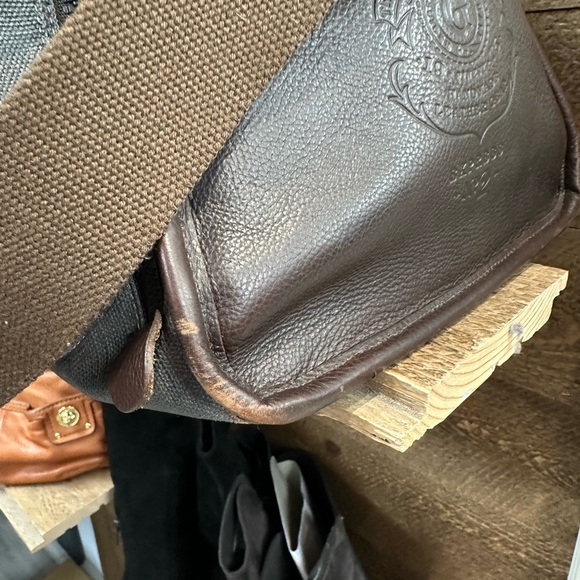 👜 Ghurka Express No. 2 Canvas & Leather Messenger Bag | USA Made - Picture 7 of 16